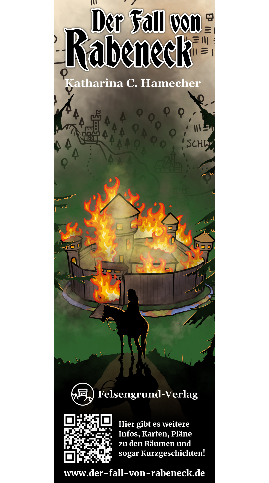 Lesezeichen "Der Fall von Rabeneck"